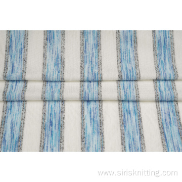 Yarn Dyed Rayon Polyester Hacci Jersey Fabric